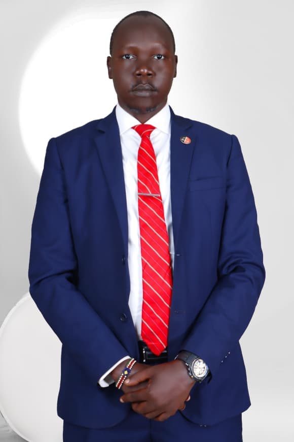 Portrait of Pabek Matur Makur, Managing Director of Gideon Seed Academy Ltd